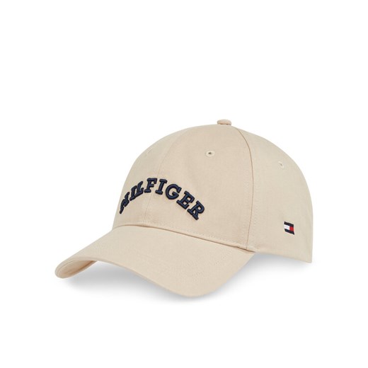 Czapka z daszkiem Tommy Hilfiger Th Monotype Soft 6 Panel Cap AM0AM13165 Beżowy ze sklepu eobuwie.pl w kategorii Czapki z daszkiem męskie - zdjęcie 181306445
