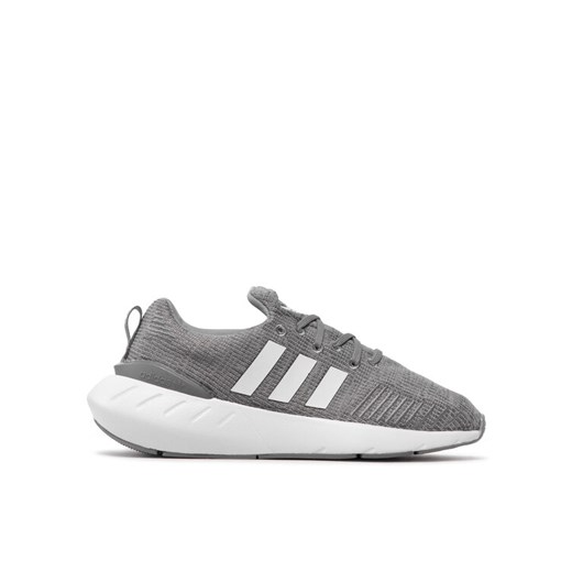 Sneakersy adidas Swift Run 22 J GW8178 Szary ze sklepu eobuwie.pl w kategorii Buty sportowe dziecięce - zdjęcie 181306716