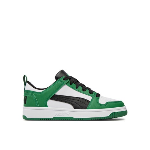 Sneakersy Puma Rebound Layup Lo SL Jr 370490 Zielony ze sklepu eobuwie.pl w kategorii Buty sportowe męskie - zdjęcie 181308919
