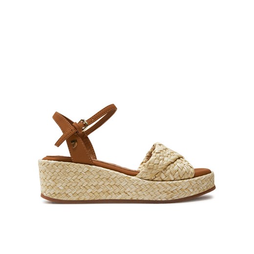 Espadryle Gioseppo Coos 71132-P Beżowy ze sklepu eobuwie.pl w kategorii Sandały damskie - zdjęcie 181309369