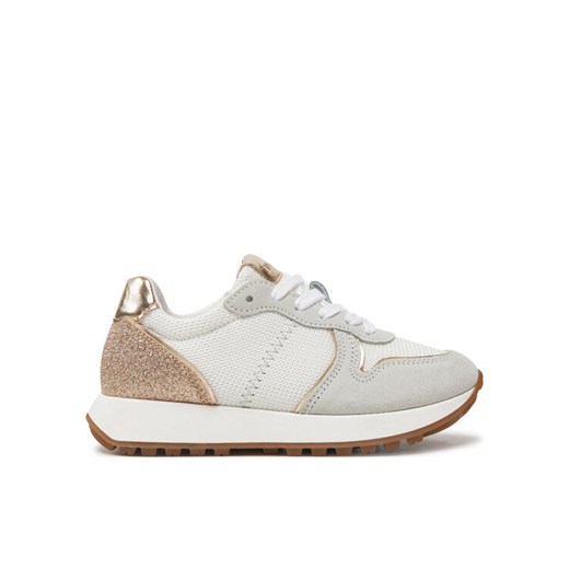 Sneakersy TWINSET 251GCJ014 Écru ze sklepu eobuwie.pl w kategorii Buty sportowe dziecięce - zdjęcie 181313529