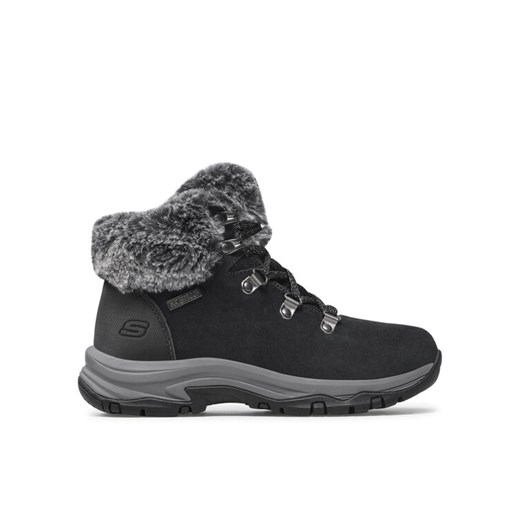 Botki Skechers Falls Finest 167178/BLK Czarny ze sklepu eobuwie.pl w kategorii Buty trekkingowe damskie - zdjęcie 181316077
