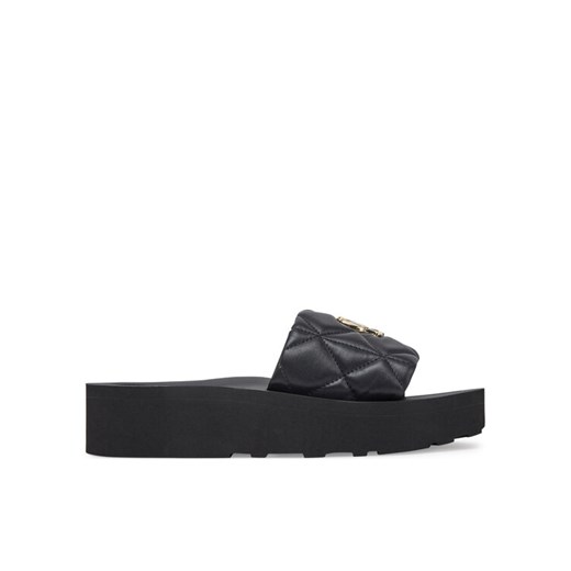 Klapki LOVE MOSCHINO JA28014I1MIE0000 Czarny ze sklepu eobuwie.pl w kategorii Klapki damskie - zdjęcie 181318578
