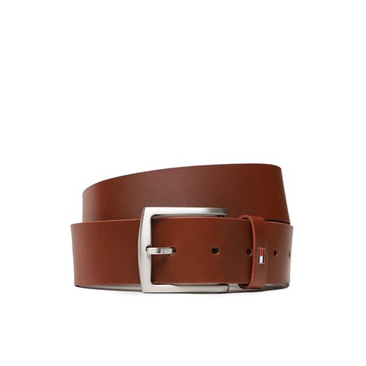Pasek Męski Tommy Hilfiger New Denton Belt 4.0 E367863162 Brązowy ze sklepu eobuwie.pl w kategorii Paski męskie - zdjęcie 181318947