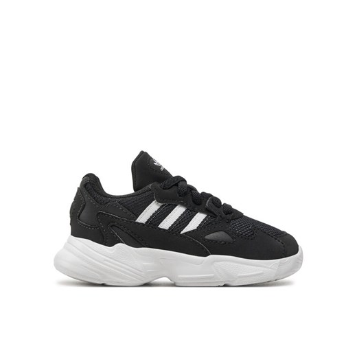 Sneakersy adidas Falcon El I IF1100 Czarny ze sklepu eobuwie.pl w kategorii Buty sportowe dziecięce - zdjęcie 181320026