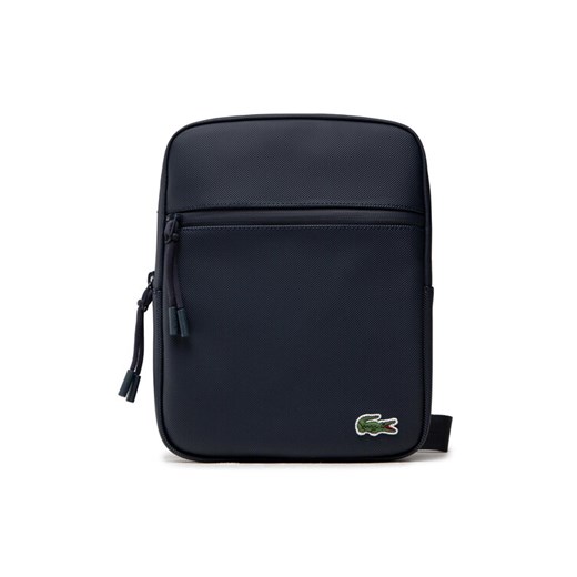 Saszetka Lacoste M Flat Crossover Bag NH3308LV Niebieski ze sklepu eobuwie.pl w kategorii Saszetki - zdjęcie 181321965