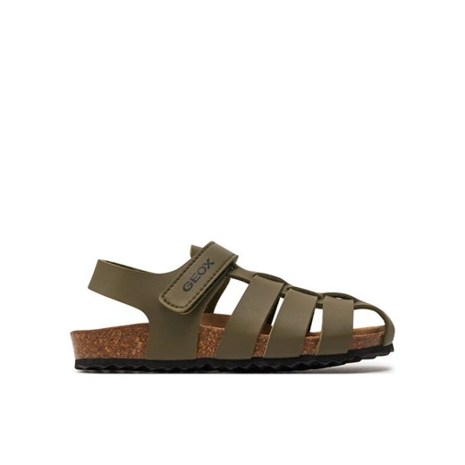Sandały Geox J Ghita Boy J458LA 000BC C3009 S Khaki ze sklepu eobuwie.pl w kategorii Sandały dziecięce - zdjęcie 181325077