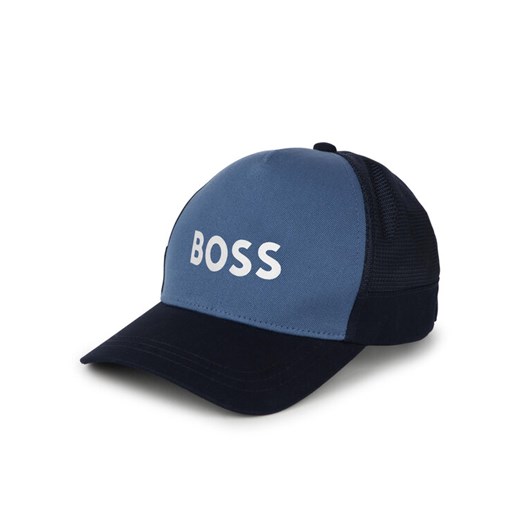 Czapka z daszkiem Boss J50950 Niebieski ze sklepu eobuwie.pl w kategorii Czapki dziecięce - zdjęcie 181330216