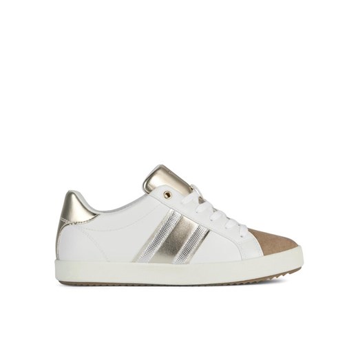 Sneakersy Geox D Blomiee D366HF 0BCBN C0813 Biały ze sklepu eobuwie.pl w kategorii Buty sportowe damskie - zdjęcie 181330859