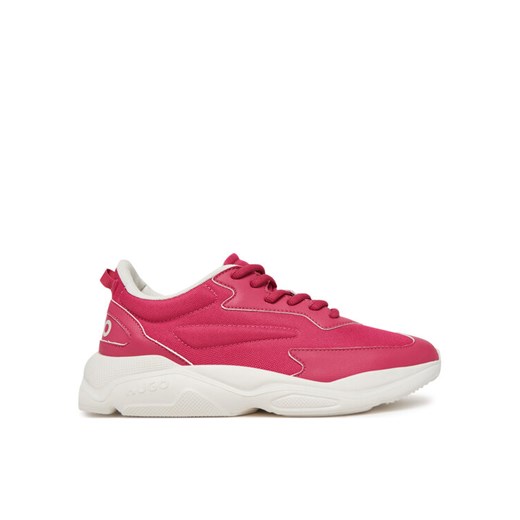 Sneakersy HUGO Leon Runn 50536660 Różowy ze sklepu eobuwie.pl w kategorii Buty sportowe damskie - zdjęcie 181331147