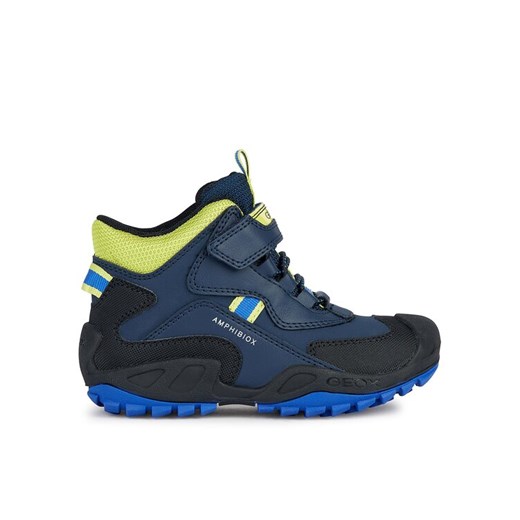 Śniegowce Geox J New Savage Boy B A J261WB 050BU CF43S M Granatowy ze sklepu eobuwie.pl w kategorii Buty zimowe dziecięce - zdjęcie 181331348