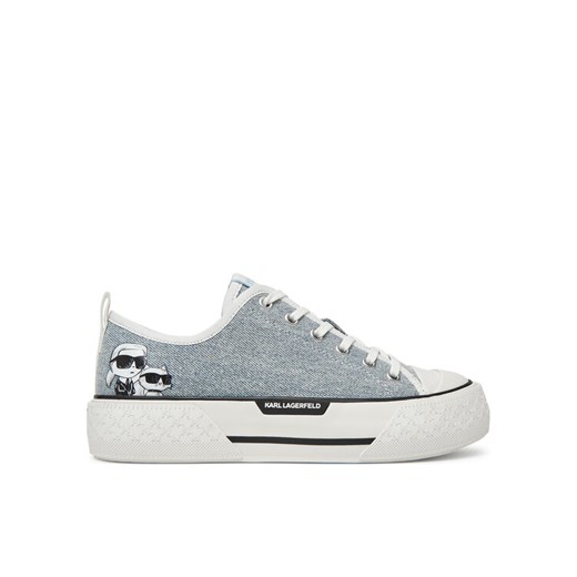 Trampki KARL LAGERFELD KL60614T Niebieski Karl Lagerfeld 38 eobuwie.pl