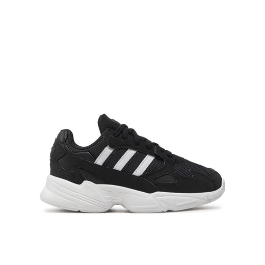 Sneakersy adidas Falcon El C IF1097 Czarny ze sklepu eobuwie.pl w kategorii Buty sportowe dziecięce - zdjęcie 181335055