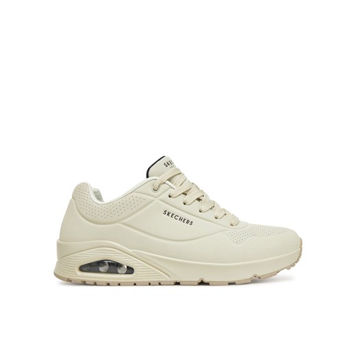 Sneakersy Skechers Uno - Stand On Air 52458/OFWT Écru ze sklepu eobuwie.pl w kategorii Buty sportowe męskie - zdjęcie 181335239
