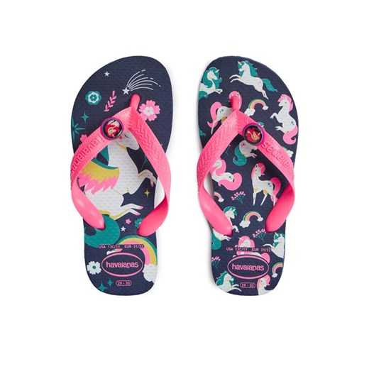 Japonki Havaianas 41034050555 Kolorowy ze sklepu eobuwie.pl w kategorii Klapki dziecięce - zdjęcie 181335829