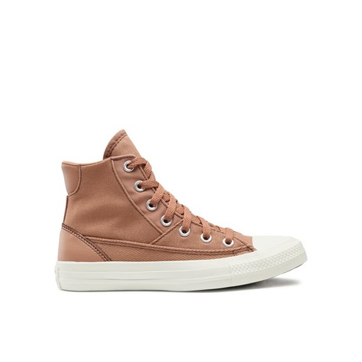 Trampki Converse Chuck Taylor All Star Patchwork A04676C Beżowy ze sklepu eobuwie.pl w kategorii Trampki damskie - zdjęcie 181337195