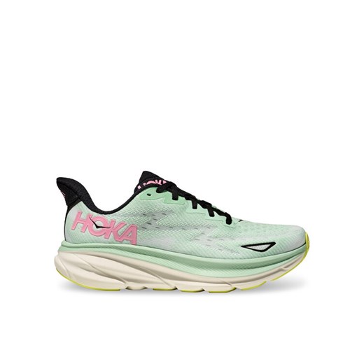 Buty do biegania Hoka Clifton 9 1127896 Zielony ze sklepu eobuwie.pl w kategorii Buty sportowe damskie - zdjęcie 181338045