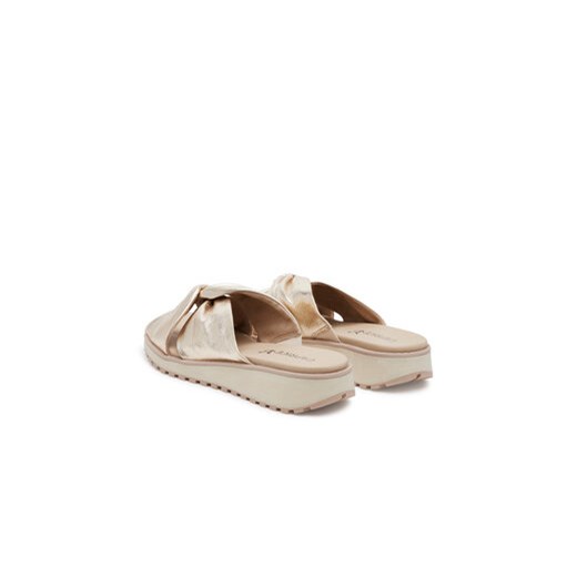 Klapki Caprice 9-27202-42 Złoty Caprice 40 eobuwie.pl