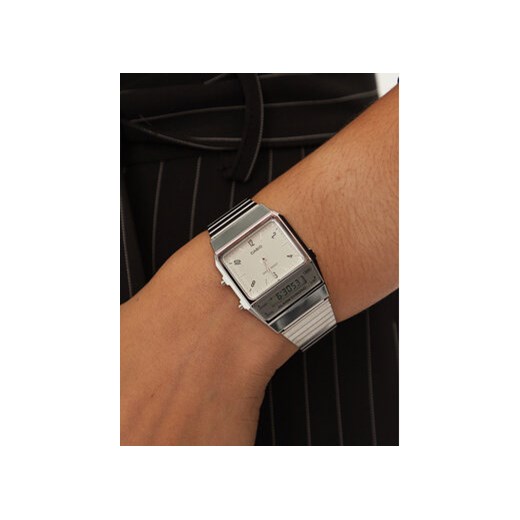 Zegarek Casio Vintage Edgy AQ-800E-7A2EF Srebrny Casio 00 eobuwie.pl