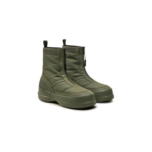 Śniegowce Moon Boot Luna Zip Boot 80D2480010 Khaki Moon Boot 42 eobuwie.pl
