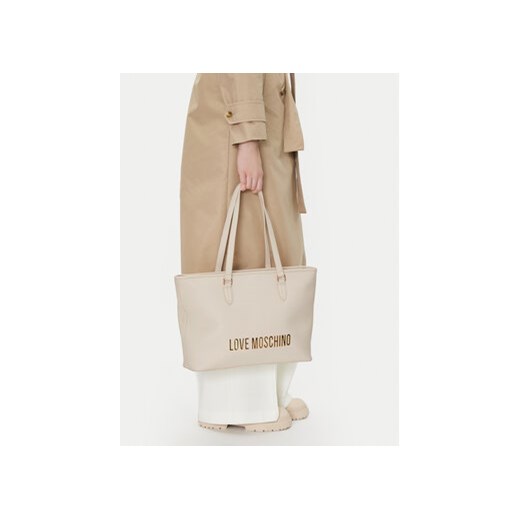 Torebka LOVE MOSCHINO JC4190PP1MKD0110 Écru Love Moschino 00 eobuwie.pl