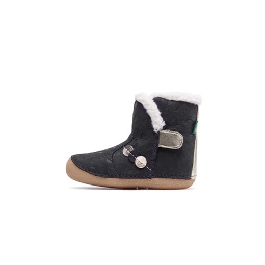 Kozaki Kickers So Windy 909740-10-10 S Granatowy 26 eobuwie.pl