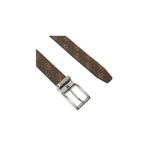 Pasek Męski Guess Vezzola Belts BM7541 LEA35 Brązowy Guess L eobuwie.pl