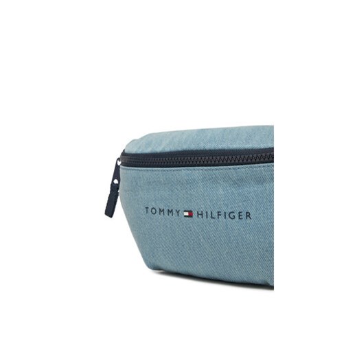 Saszetka nerka Tommy Hilfiger Th Essential Denim Bumbag AU0AU01976 Niebieski Tommy Hilfiger 00 eobuwie.pl