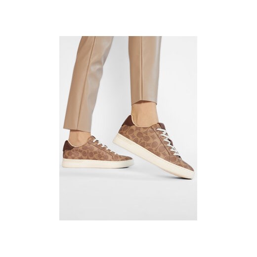 Sneakersy Coach Lowline Luxe Sig G5061 Brązowy Coach 40_5 eobuwie.pl