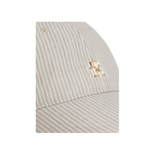 Czapka z daszkiem Tommy Hilfiger Premiu Beach AW0AW17141 Beżowy Tommy Hilfiger 00 eobuwie.pl