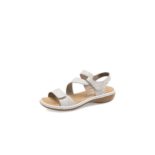 Sandały Rieker 659C7-81 Biały Rieker 40 eobuwie.pl