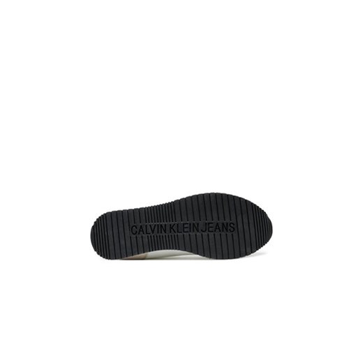 Sneakersy Calvin Klein Jeans Retro Runner YM0YM01119 Écru 44 eobuwie.pl