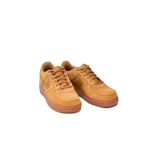 Sneakersy Nike Air Force 1 Lv8 3 (Gs) BQ5485 700 Brązowy Nike 38_5 eobuwie.pl