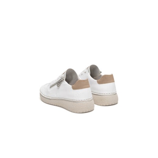 Sneakersy Rieker 50905-80 Biały Rieker 40 eobuwie.pl
