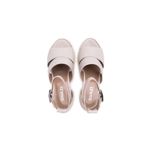 Espadryle QUAZI QZ-15-04-000588 Beżowy Quazi 40 eobuwie.pl