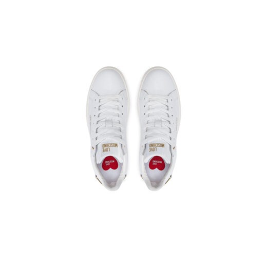 Sneakersy LOVE MOSCHINO JA15394G0LIA010A Biały Love Moschino 36 eobuwie.pl