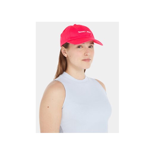 Czapka z daszkiem Tommy Jeans Tjw Sport Cap AW0AW15472 Różowy Tommy Jeans 00 eobuwie.pl