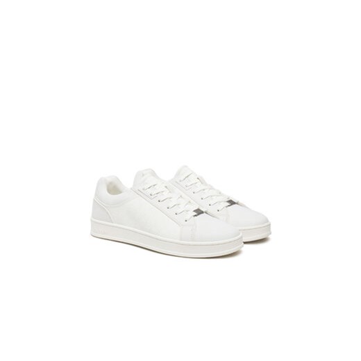 Sneakersy Calvin Klein Low Top Lace Up Nb Mono HM0HM01768 Biały Calvin Klein 46 eobuwie.pl