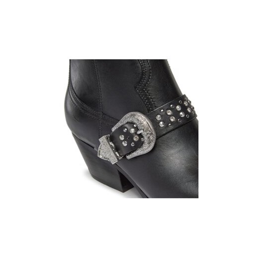 Botki Guess Hermine FL7HRM LEA10 Czarny Guess 39 eobuwie.pl