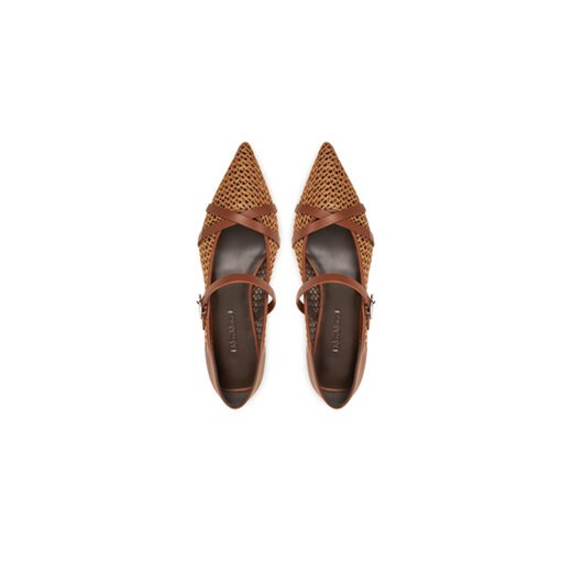 Baleriny Max Mara 2514521332600 Bordowy Max Mara 36 eobuwie.pl