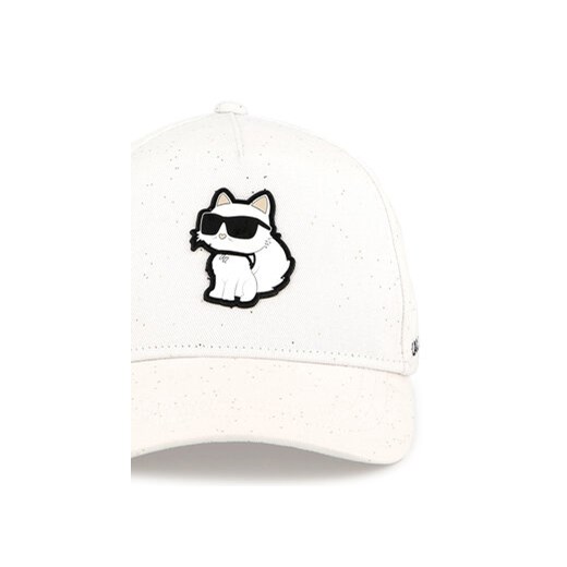 Czapka z daszkiem KARL LAGERFELD Z30386 Biały Karl Lagerfeld 58 eobuwie.pl