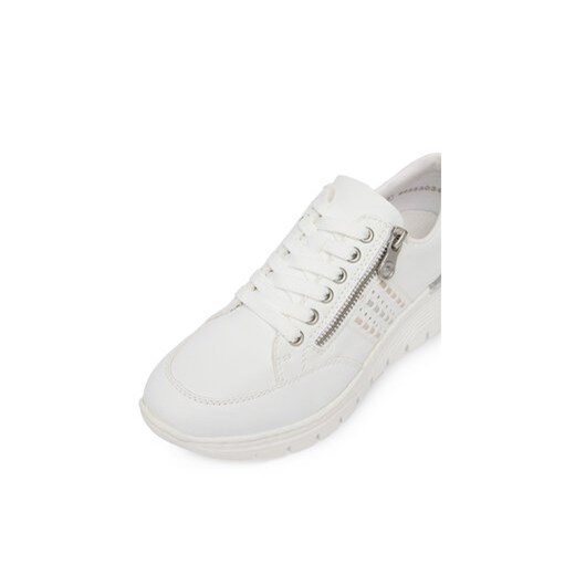 Sneakersy Rieker N8321-80 Biały Rieker 41 eobuwie.pl