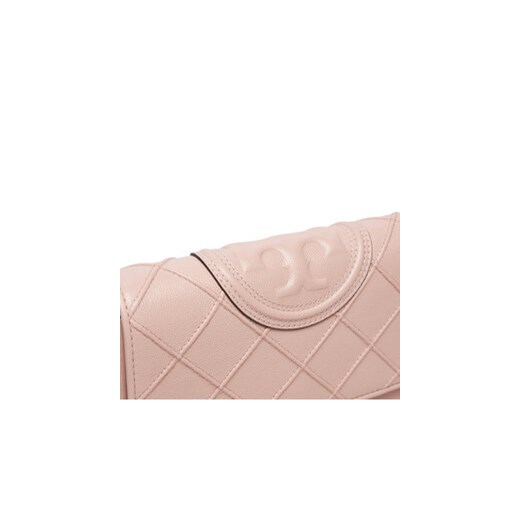Torebka Tory Burch Fleming Soft Polished Grain Chain Wallet 158604 Różowy Tory Burch 00 eobuwie.pl