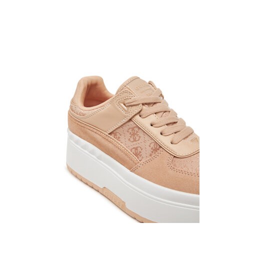 Sneakersy Guess FLPR2D FAL12 Beżowy Guess 40 eobuwie.pl