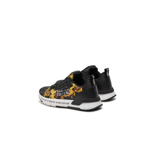 Sneakersy Versace Jeans Couture 76VA3SAA Czarny 35 eobuwie.pl