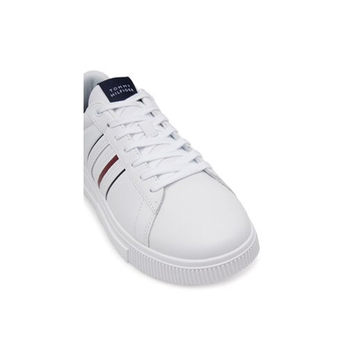 Sneakersy Tommy Hilfiger Modern Cupsole Stripes Lth FM0FM05406 Biały Tommy Hilfiger 40 eobuwie.pl
