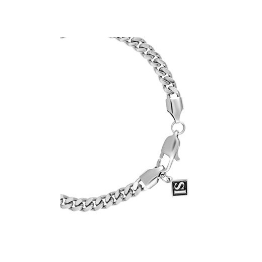 Bransoletka ICED STUFF Curb Cuban Link Białe złoto Iced Stuff 20CM eobuwie.pl