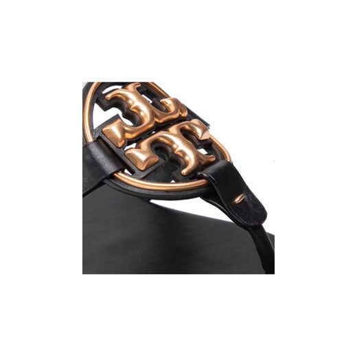 Japonki Tory Burch Metal Miller 136593 Czarny Tory Burch 35_5 eobuwie.pl