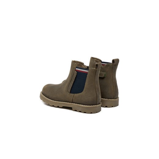 Trzewiki Tommy Hilfiger T1X5-33700-0124 M Zielony Tommy Hilfiger 24 eobuwie.pl