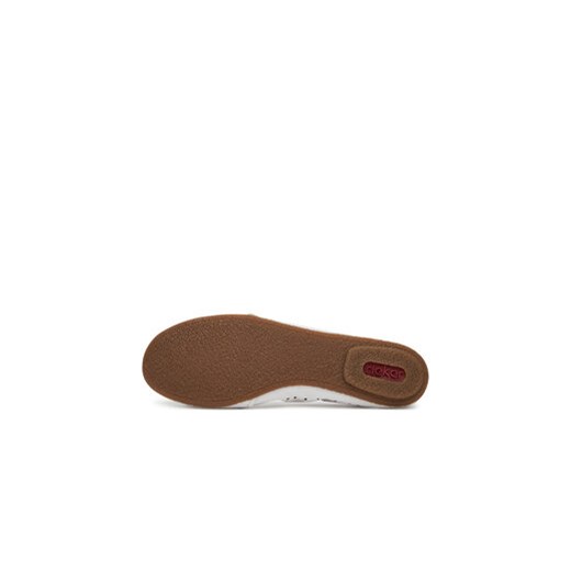 Baleriny Rieker 41460-80 Biały Rieker 38 eobuwie.pl